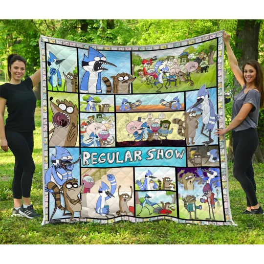 Discover Regular Show Quilt, Regular Show TV Series Quilt Blanket Soft and Cozy Luxury