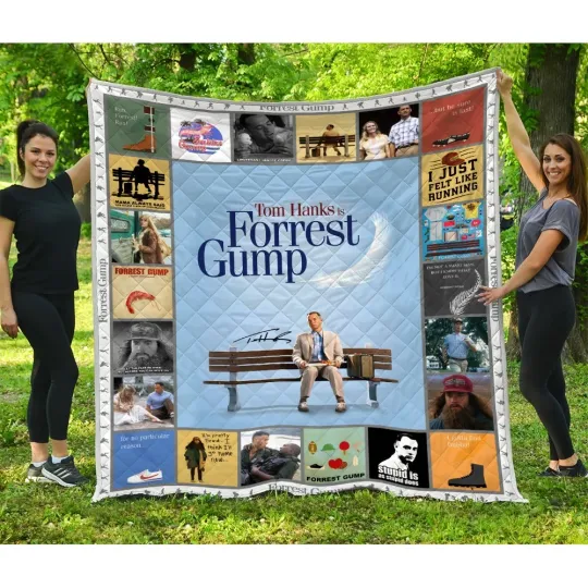 Discover Forrest Gump Blanket, Forrest Gump Movies Quilt Blanket Soft and Cozy Gifts