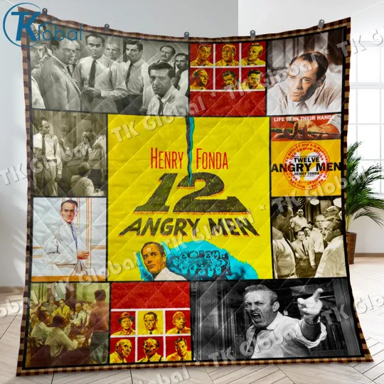 Discover 12 Angry Men Quilt, 12 Angry Men Movies Quilt Blanket Soft and Cozy
