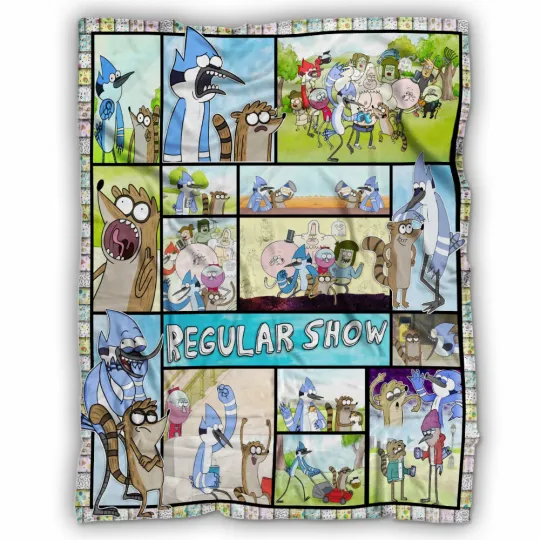 Discover Regular Show Blanket, Regular Show TV Series Fleece, Sherpa Blanket