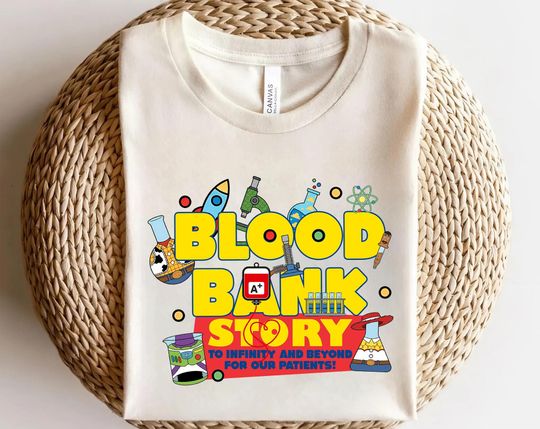 Discover Blood Back Story Lab Week 2026 Shirt, Laboratory Team, Medical Lab Tech, Medical Assistant Gift for Phlebotomist, Patient Care Group UOUY09