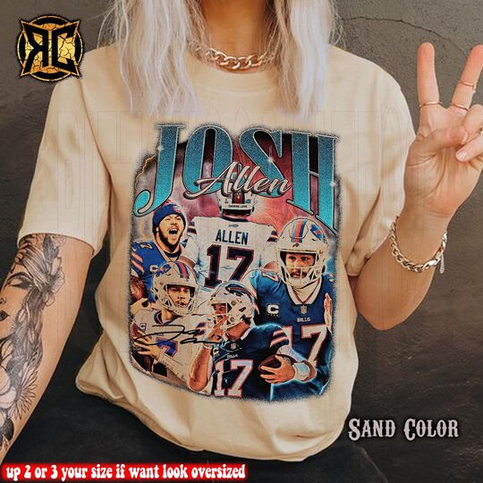 Vintage Retro 90's Josh Allen T-Shirt