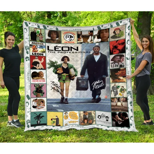 Discover Leon Quilt, Leon The Professional Movies Quilt Blanket Soft and Cozy