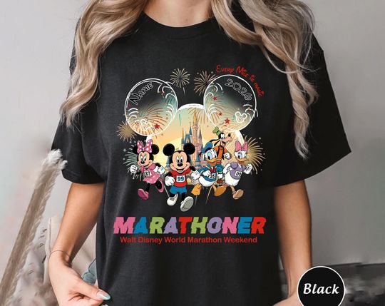 Discover Personalized Mickey & Friends RunDisney Shirt, WDW Marathon Weekend 2026, Every Mile Is Magic Runner, Disney Marathoner Tank Top SL4F15
