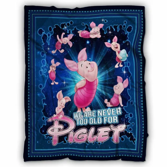 Discover Piglet Blanket, Winnie The Pooh Fleece, Sherpa Blanket Soft and Cozy
