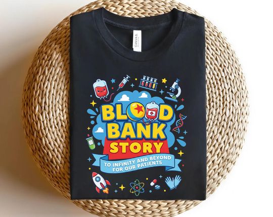 Discover Bank Blood Story Lab Week 2026 Shirt/Laboratory Team/Medical Lab Tech Shirt/Medical Assistant Gift for Phlebotomist/Patient Group OIOP03