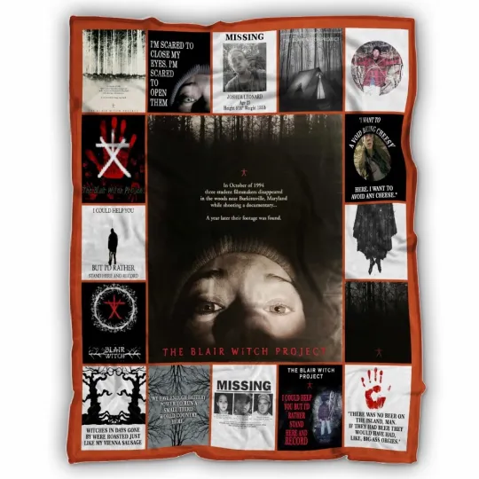 Discover The Blair Witch Project Blanket, Movies Fleece, Sherpa Blanket Soft and Cozy
