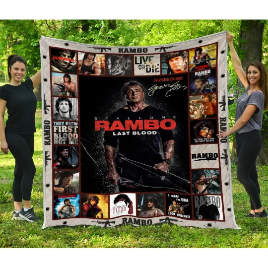 Discover Rambo Quilts, Rambo Movies Quilt Blanket Soft and Cozy Luxury