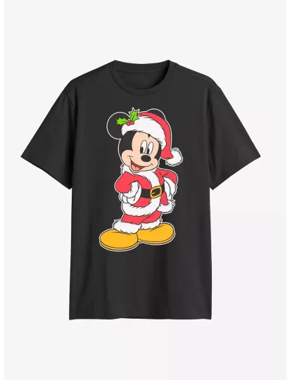 Discover Disney Mickey Mouse Santa Mickey Hand Hips T-Shirt, Gift For Friends