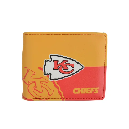 Discover football Kansas City Chiefs Team Men Leather Wallet Gift For Him