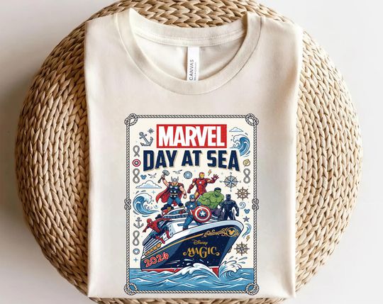 Discover Personalized Disney Cruise Marvel Day At The Sea 2026 Shirt, Avengers Cruise, Cruise Line 2026 Thor Hulk Cruise Trip Disney Magic AYAE01