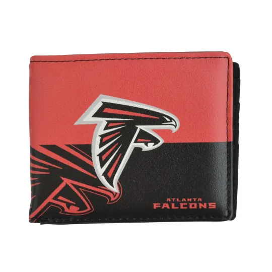 Discover football Atlanta Falcons Team Men Leather Wallet Gift For Him