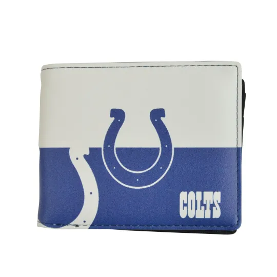 football Indianapolis Colts Team Men Leather Wallet Gift For Him