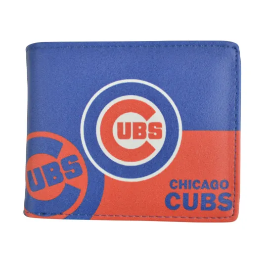 Chicago Cubs Team Men Leather Wallet Gift For Him