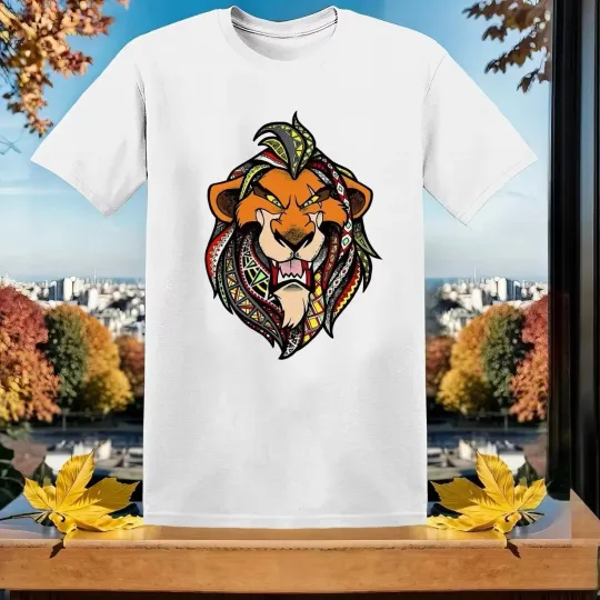 Discover Disney Cute Lion King Scar Men's And Women's T-shirt