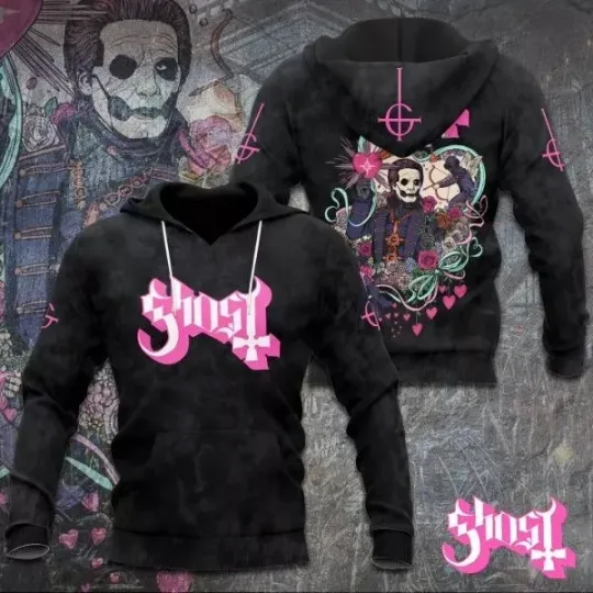 valentine shirt Ghost Band 3D Hoodie shirt for fan