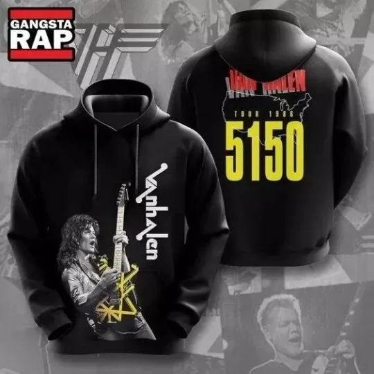 Discover van Rock Band 5150 Hoodie 3D