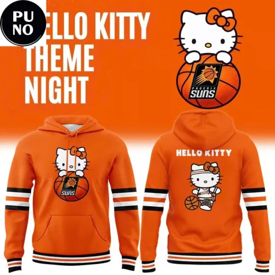 Phoenix Sun.s Hello Kitty Night 2026 3D Hoodie – Basketball Fan
