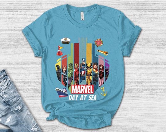 Discover Marvel Day At Sea Disney Cruise shirts, Avengers Cruise Shirt, Spiderman Thor Hulk Cruise Trip 2026 Tee, Marvel Family Cruise shirt AYAE08