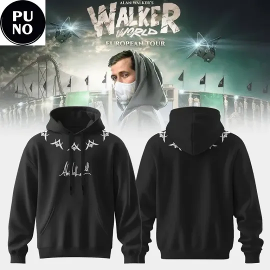 Discover A Walker Walkerworld Tour Gray 3D Hoodie – EDM Music Fan Gear