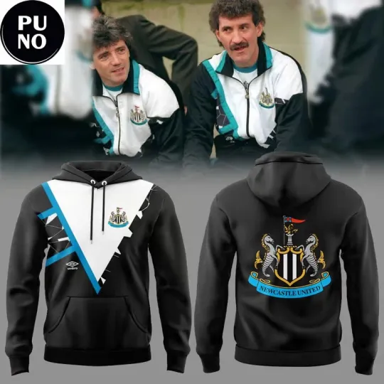 Discover Newcastle United 1990–91 Retro 3D Hoodie – Vintage Football Fan