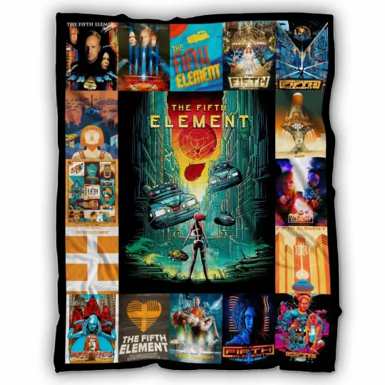 Discover The Fifth Element Blanket, The Fifth Element Movies Fleece, Sherpa Blanket