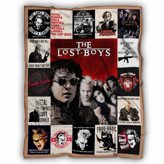 Discover The Lost Boys Blanket, The Lost Boys Movies Fleece, Sherpa Blanket