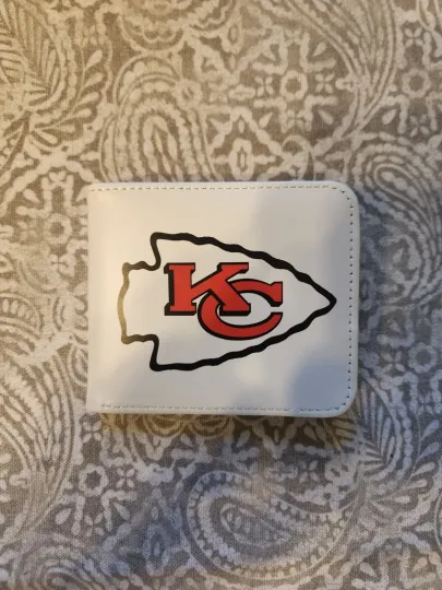 Discover Kansas City Chiefs football Football Team Men Leather Wallet Gift For Him
