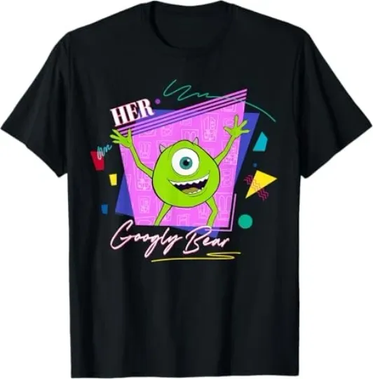 Discover Disney Monsters, Inc. Her Googly Bear Black T-Shirt