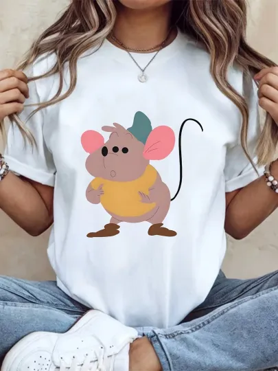 Discover Disney Princess Jaq & Gus Gus T Shirt Unisex #5