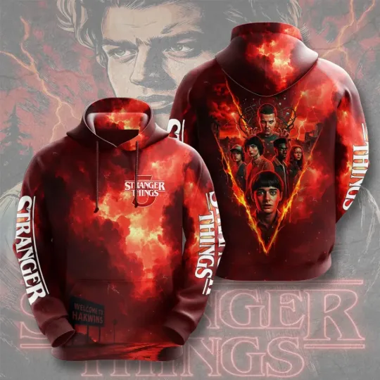 Stranger Things 3D Hoodie