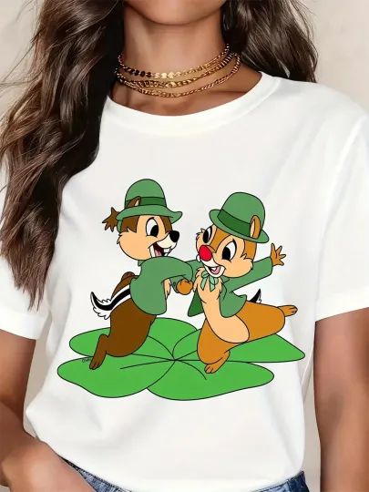 Discover Disney Chip And Dale Leprechaun T-Shirt Unisex 3