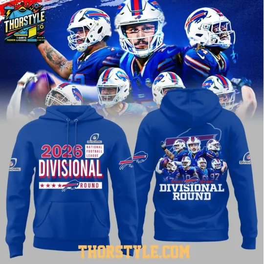 Discover Buffalo Bill 2026 Divisional Round 3D Hoodie S-5XL
