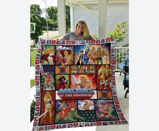 Discover He-Man Blanket, Masters of the Universe Fleece, Sherpa Blanket Soft and Cozy