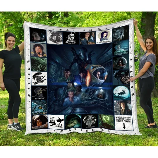 Discover Alien Quilt, Alien Movies Quilt Blanket Gifts Soft and Cozy Luxury