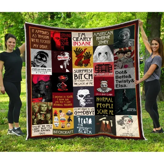 Discover American Horror Story Quilt, American Horror Story TV Series Quilt Blanket