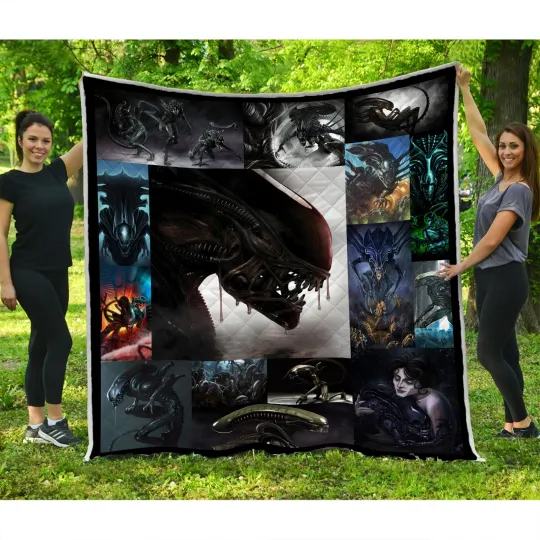 Discover Alien Xenomorph Quilt, Alien TV Series Quilt Blanket Soft and Cozy