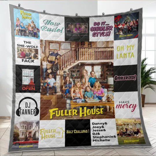 Discover Fuller House Quilt, Fuller House TV Series Quilt Blanket Soft and Cozy