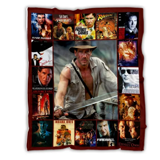 Discover Harrison Ford Blanket, Harrison Ford Fleece, Sherpa Blanket Soft and Cozy Luxury