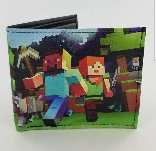 Discover Video Game Inspired Genuine Leather Bifold Wallet for Men Handstitched Gifts