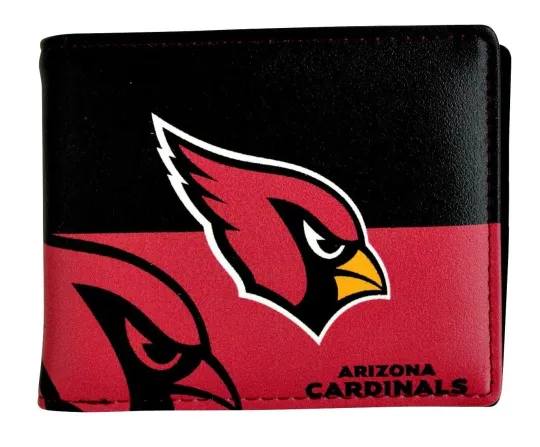 Arizonna Cardinals Men's Bifold Wallet with Logo