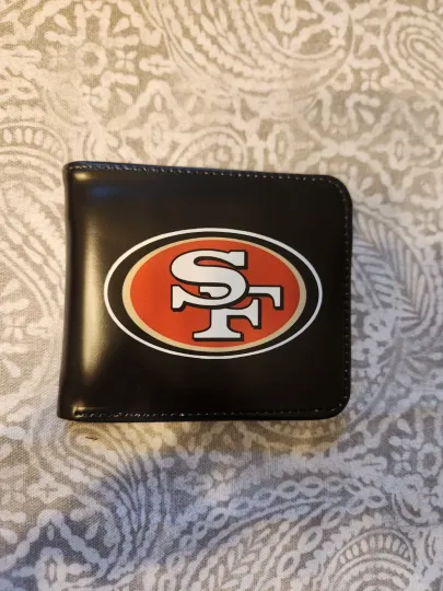 San Francisco 49ers Bifold Men’s Wallet Black Leather