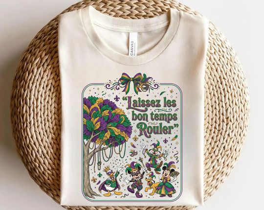 Discover Disney Mickey & Friends Mardi Gras Carnival T-Shirt