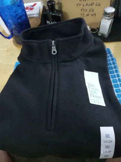 Discover New ! Men's Quarter Zip Sweatshirt Size 2XL