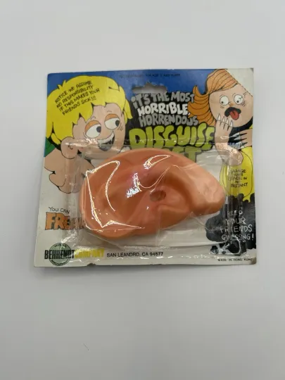 Discover Vintage Behrendt Fake Ear Disguise Set New Old Stock Halloween Vntg Prank
