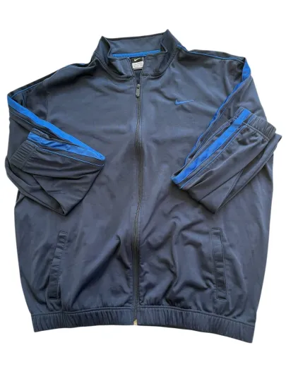 Discover Nike Jacket Men's Navy Blue Full Zip Track Jacket Size XXLT