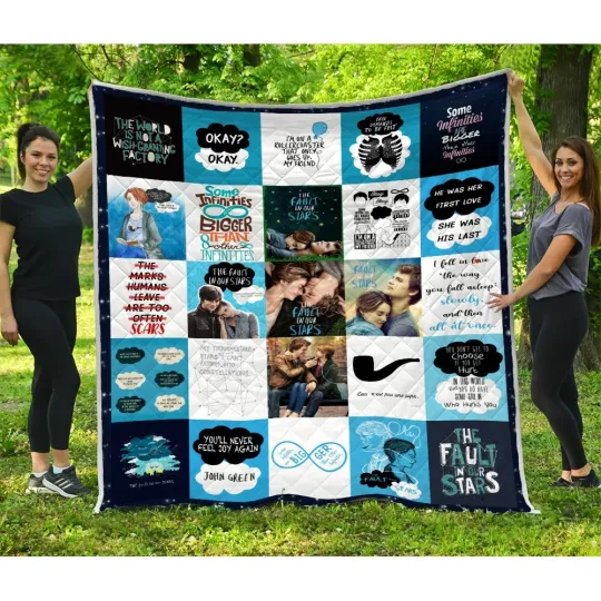 Discover The Fault in Our Stars Quilt, The Fault in Our Stars Movies Quilt Blanket