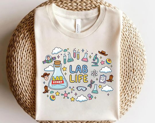 Discover Lab Week 2026 Toy Story Shirt, Lab Story Science Team Tee, Funny Lab Week Outfit