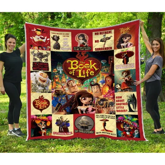 Discover The Book Of Life Quilt, The Book Of Life Cartoon Movies Quilt Blanket