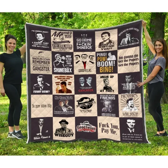 Discover Goodfellas Quilt, Goodfellas Movies Quilt Blanket Soft and Cozy Luxury